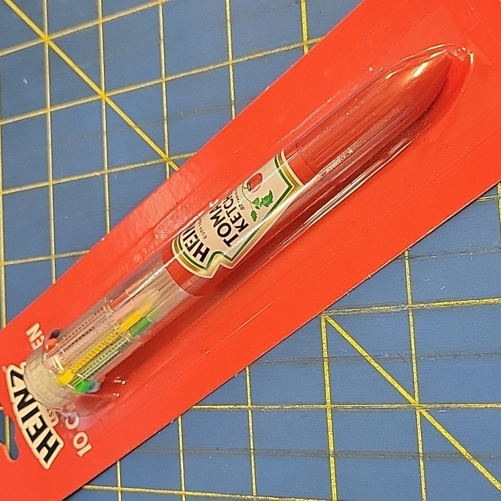 Heinz Red 10 Multi-Color Pen Set New Sealed Package